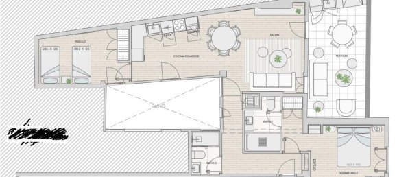 Квартира с 2 спальнями в Мадрид, Испания № 118235 11