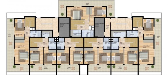 شقة 1+1 في Avsallar, Turkey رقم 31383 30