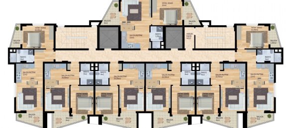 شقة 1+1 في Avsallar, Turkey رقم 31383 29