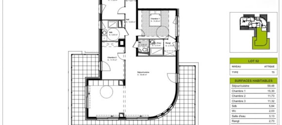 4 bedrooms Penthouse in Saint-Louis, France No. 94241 2