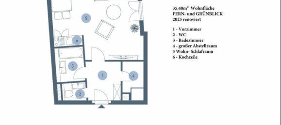 Studio in Wieden, Austria, Nr. 245822 11