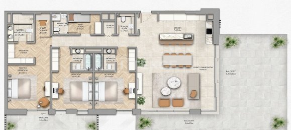 2 Schlafzimmer Wohnung in Yas Island, UAE, Nr. 30329 19