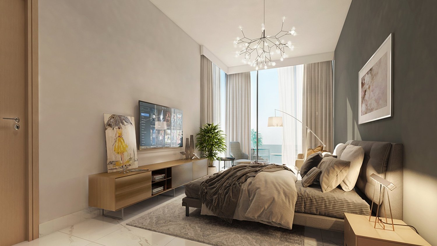 Квартира с 1 спальней в Al Maryah Vista, Остров Аль-Мария, ОАЭ № 59382