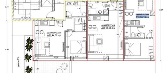 1 غرف نوم شقة في Piraeus, Greece رقم 94560 3