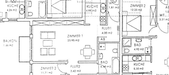 3-salle Appartement à Darmstadt-Dieburg, Germany No. 175567 11