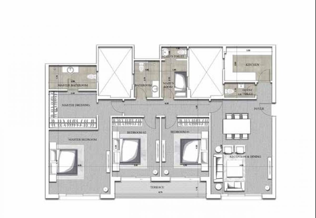 3 Schlafzimmer Eigentumswohnung in Giza, Egypt, Nr. 2028