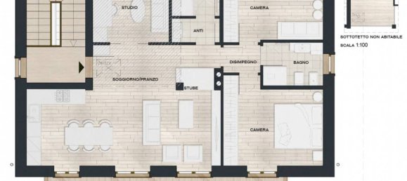 3 غرف نوم شقة في Falcade, Italy رقم 55248 14