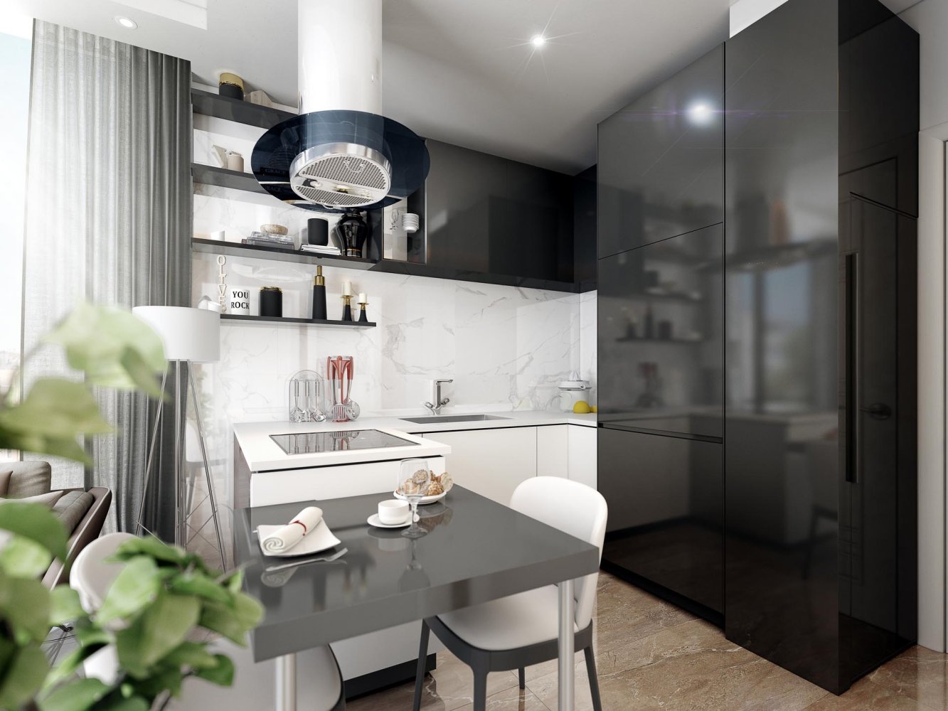 Apartment 2+1 in Perli Towers, Alanya, Turkey No. 34611