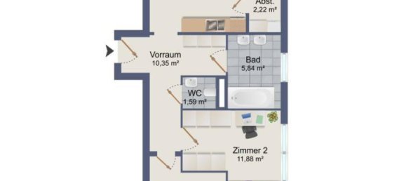 2 Schlafzimmer Penthouse in Gösting, Austria, Nr. 175587 16