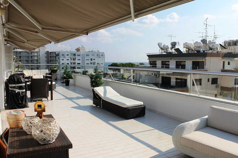 Пентхаус с 3 спальнями в Лимассол, Кипр № 20585