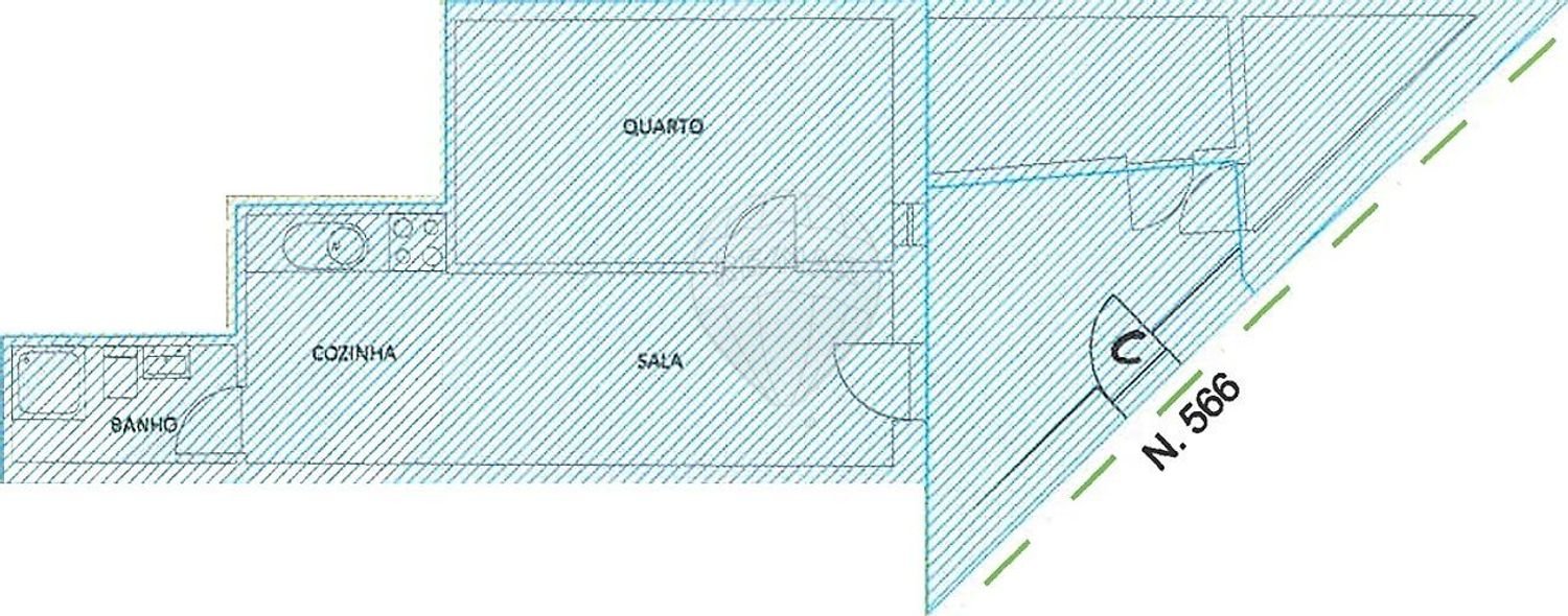 1 غرف نوم منزل في Vila Nova de Gaia, Portugal رقم 25797