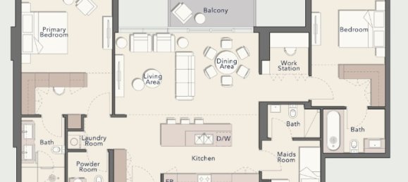 2 bedrooms Apartment in Arjan, UAE No. 12996 12