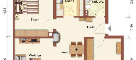 2 Schlafzimmer Wohnung in Düsseldorf, Germany, Nr. 271239 2