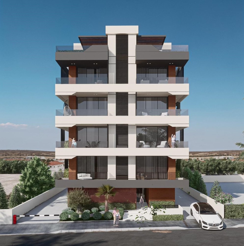 Пентхаус с 2 спальнями в Ларнака, Кипр № 34492