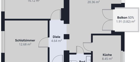 2 Schlafzimmer Wohnung in Bremen, Germany, Nr. 263624 12