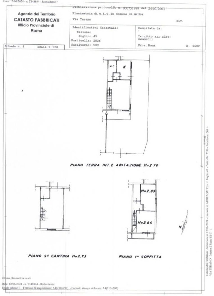 3 غرف نوم فيلا في Ardea, Italy رقم 101366