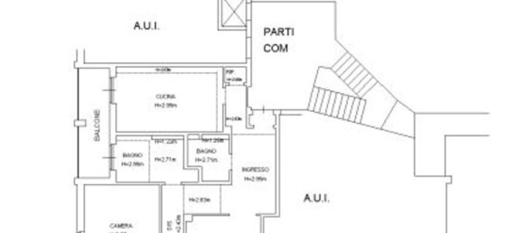 3غرفة شقة في Bergamo, Italy رقم 3445 21