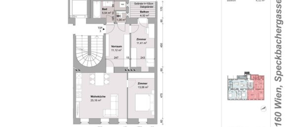 3-salle Appartement à Ottakring, Austria No. 128991 17