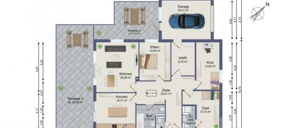 Bungalow de 4 habitaciónes en Ostprignitz-Ruppin, Germany No. 337489 38