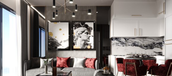 Квартира 1+1 в Аланья, Турция № 32238 13