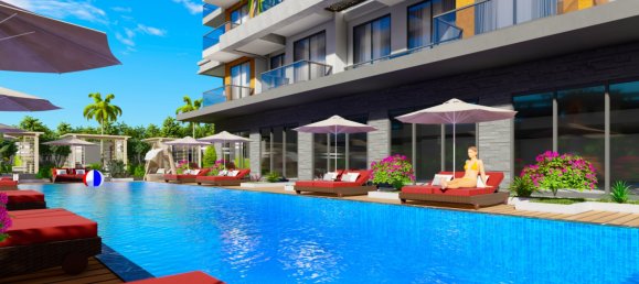 Квартира 1+1 в Аланья, Турция № 32238 7