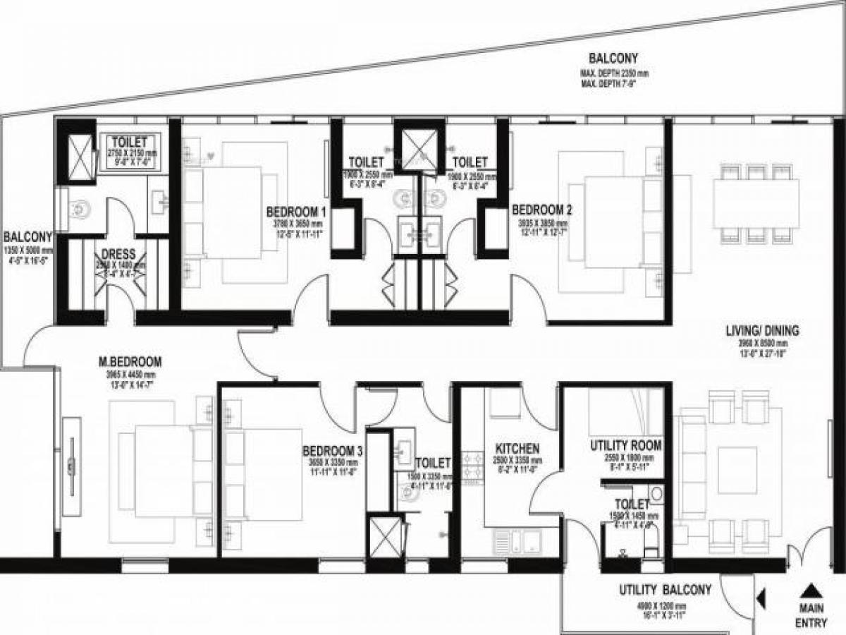 4 bedrooms House in Gurgaon, India No. 1752