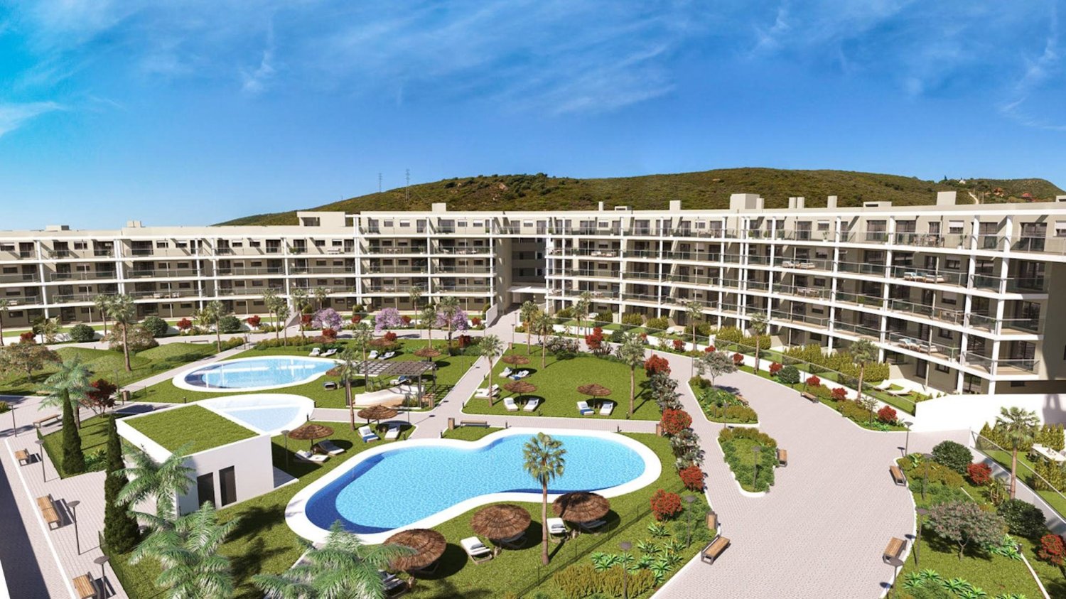 2 غرف نوم شقة في Amphora Beach, Manilva, Spain رقم 15547