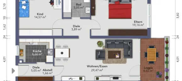 3 rooms Apartment in Wetteraukreis, Germany No. 23154 12