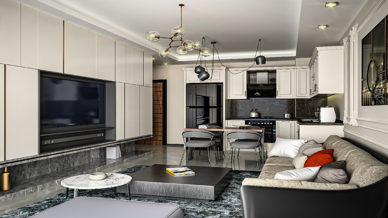 Квартира 1+1 в Махмутлар, Турция № 37569