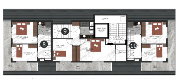 Apartamento de 2 divisões em Oba, Turkey N.º 9646 13