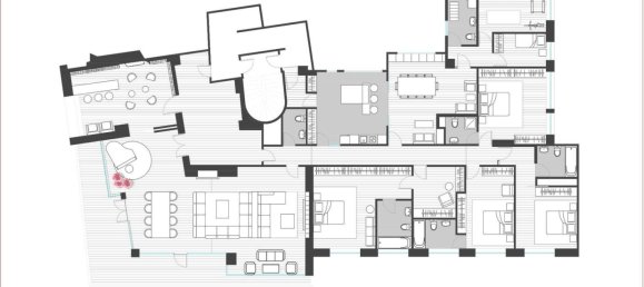 Пентхаус с 5 спальнями в Мадрид, Испания № 147135 30