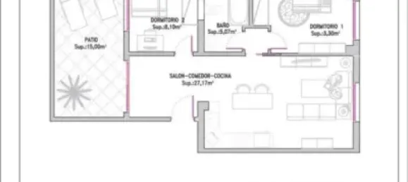 Квартира с 2 спальнями в Гранада, Испания № 134940 20