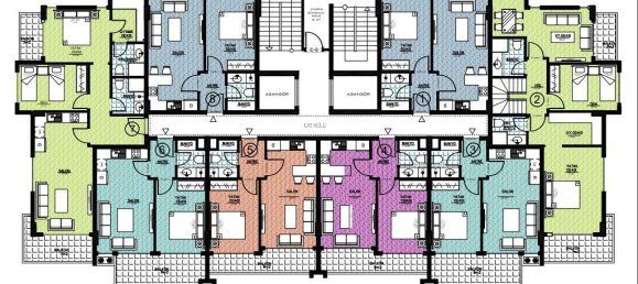 Квартира с 2 комнатами в Авсаллар, Турция № 10208 15