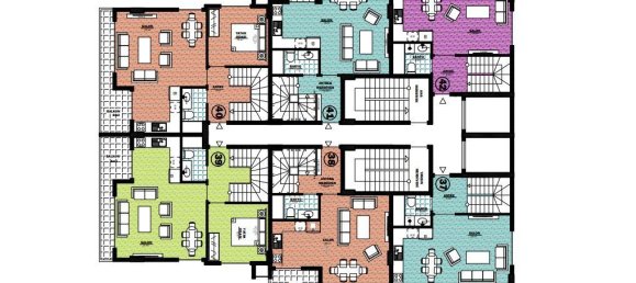 Квартира с 2 комнатами в Авсаллар, Турция № 10208 19