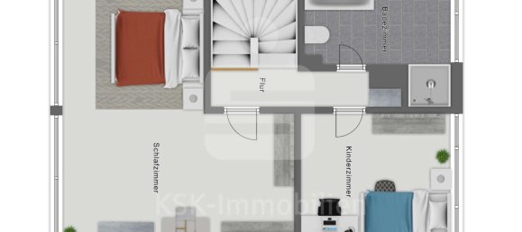 Дуплекс с 3 спальнями в Bergisch Gladbach, Германия № 273375 9