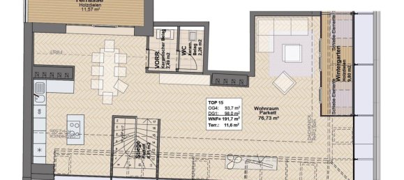 5 rooms Penthouse in Wieden, Austria No. 239230 42