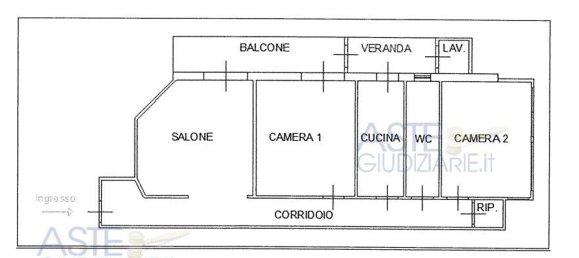 4 rooms Apartment in Valverde, Italy No. 201583 22