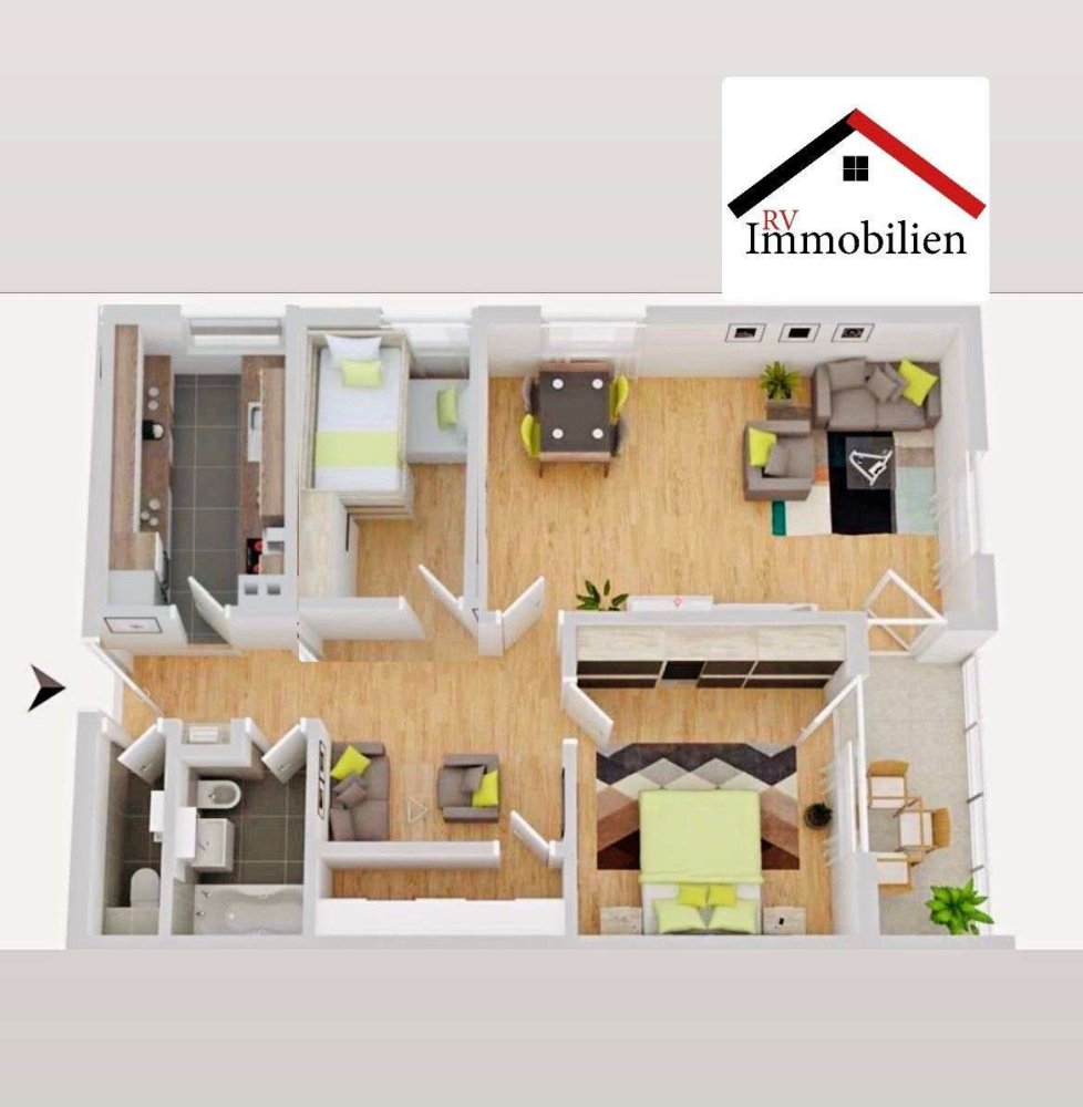 2 Schlafzimmer Wohnung in Aschaffenburg, Germany, Nr. 276178