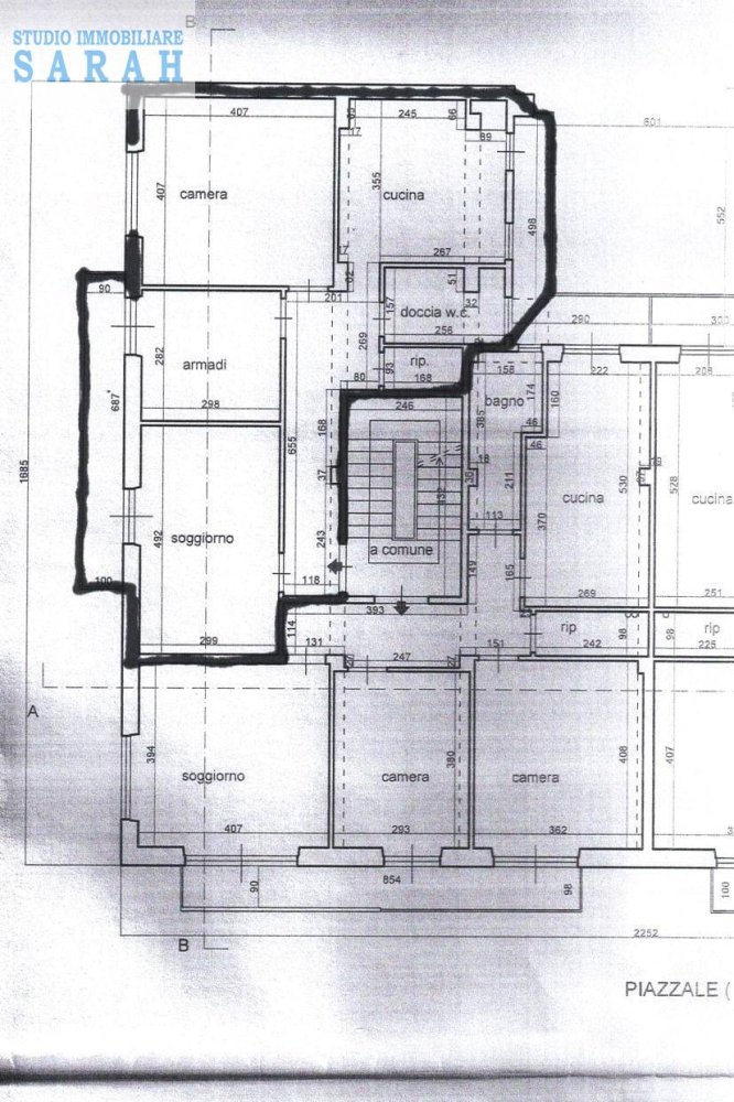 2 bedrooms Apartment in Viareggio, Italy No. 40647