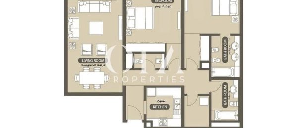 2 غرف نوم شقة في Al Raha Beach, UAE رقم 17469 6