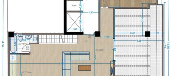 1 Schlafzimmer Wohnung in Thessaloniki, Greece, Nr. 4327 2