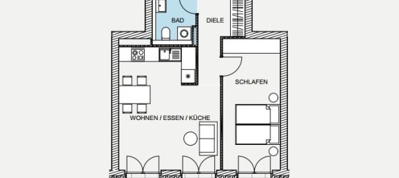 Apartamento T1 em Schoneberg, Germany N.º 45146 19