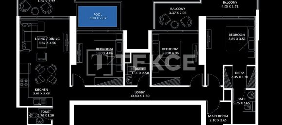 3 bedrooms Apartment in Jumeirah Village Circle, UAE No. 50771 20