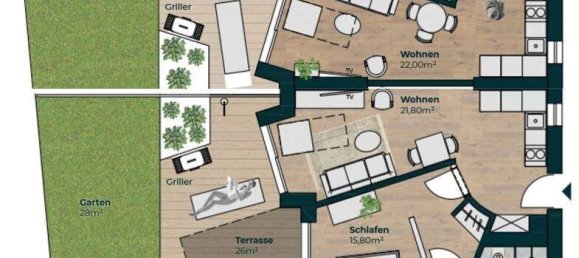 Apartamento de 3 habitaciónes en Graz, Austria No. 228712 16