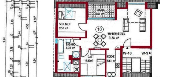 2 bedrooms Apartment in Darmstadt, Germany No. 38139 22