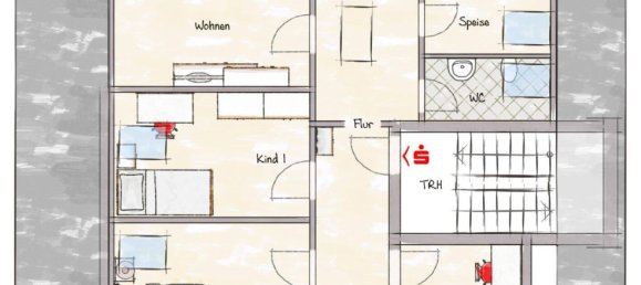 Квартира с 4 комнатами в Эрланген-Хёхштадт, Германия № 318206 2