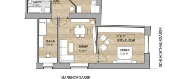 Apartamento de 3 divisões em Vienna, Austria N.º 182667 18