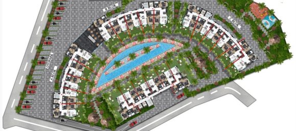 2-salle Appartement à Oba, Turkey No. 15953 28