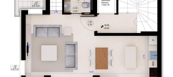 2 bedrooms Duplex for sale in Kalamaria, Thessaloniki, Central Macedonia, Macedonia and Thrace, Greece № 100252 3