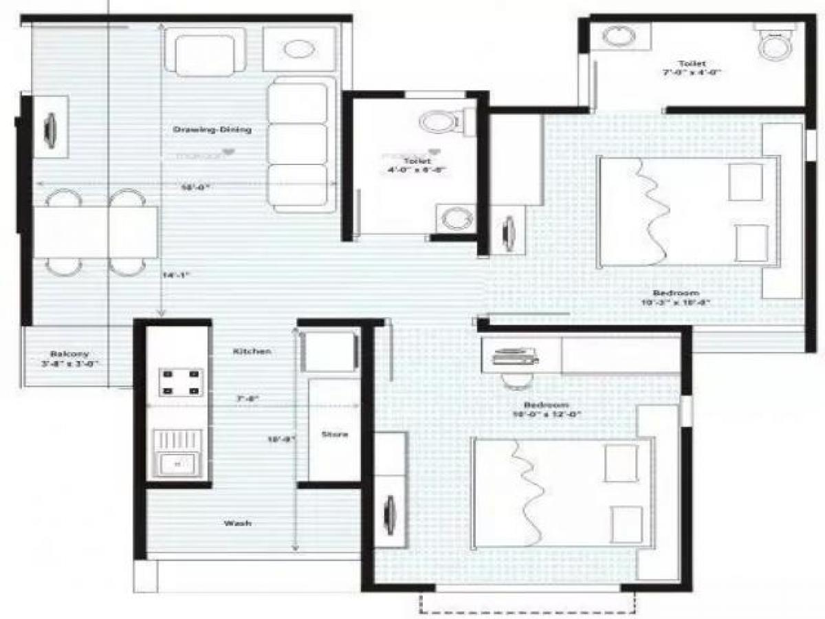 2 bedrooms House in Gandhinagar, India No. 6238